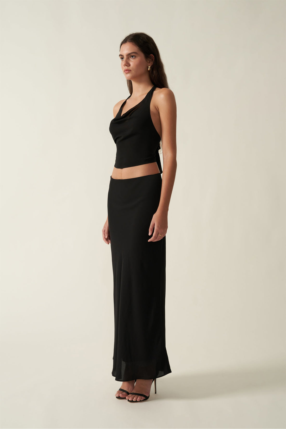 The Venus suit Drapey Drapey Extra-Long Low-Waist Half Skirt