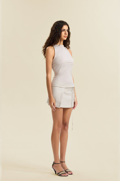 Love’s Languor Retro Lace-Up Skirt